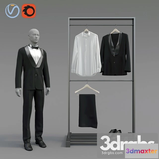 919284 - Clothes Classic male tuxedo