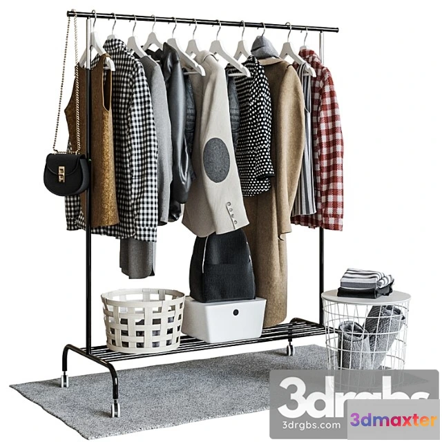 919414 - Clothes Ikea rigga floor hanger