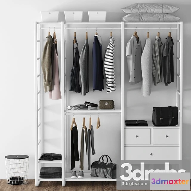 919556 - Clothes Wardrobe elvari ikea