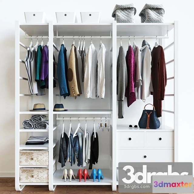 919558 - Clothes Wardrobe elvarli ikea