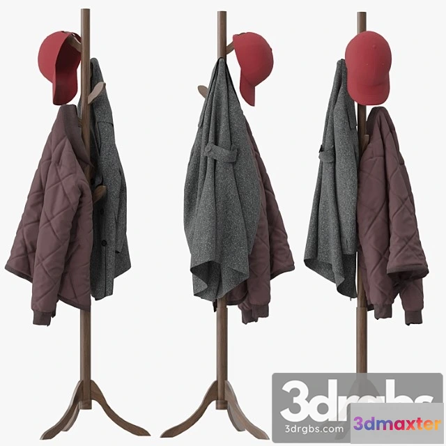 919594 - Coat Rack 8 Hooks