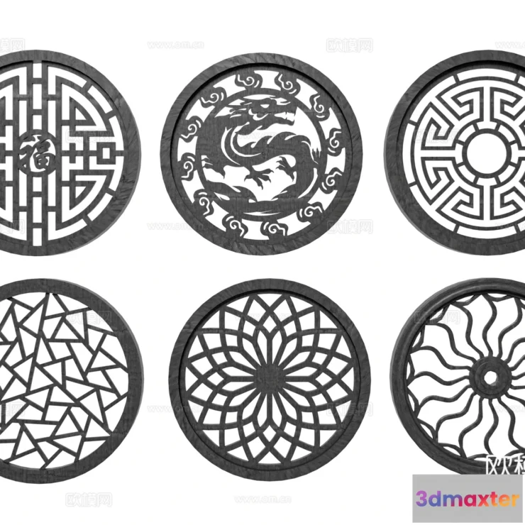 1686958 - CNC Panels 3D Models - CNC Wall 3D Blocks - 113 - CORONA Render 3D Max