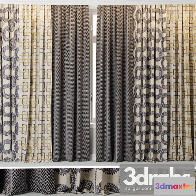 1018082 - Curtain with window - 8 blackout curtains