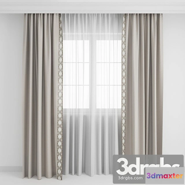 1018186 - Curtains with a border1