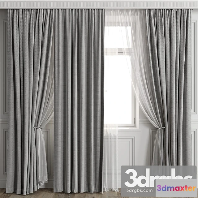 1018246 - Curtains with window 497c
