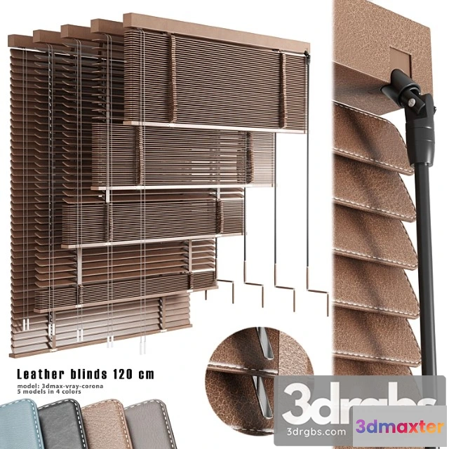 1018334 - Leather blinds 120 cm