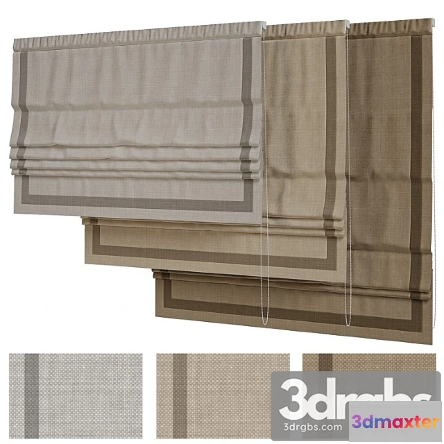 1018342 - Linen roman blind.