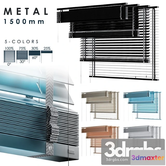 1018344 - Metal blind 1500mm