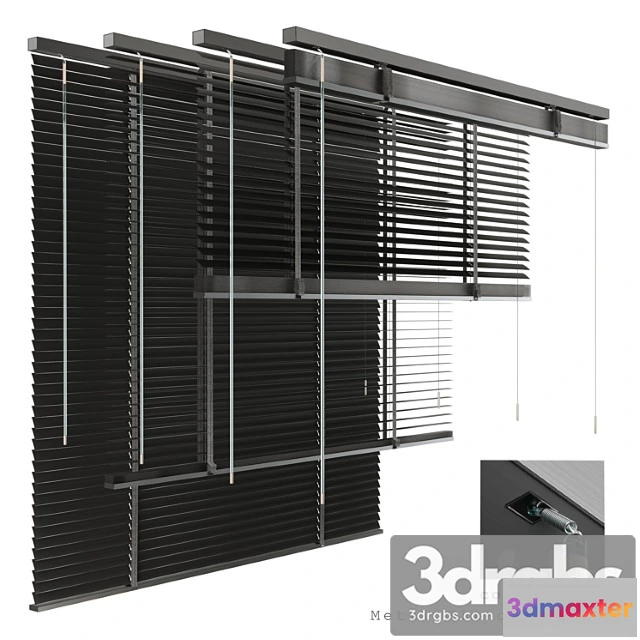 1018348 - Metal blinds black 1500 in 35mm
