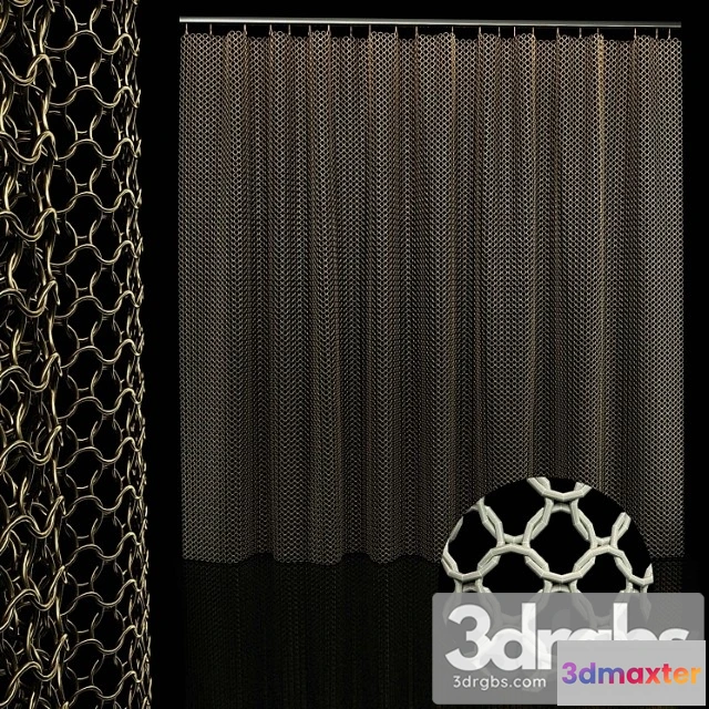 1018350 - Metal chain curtain