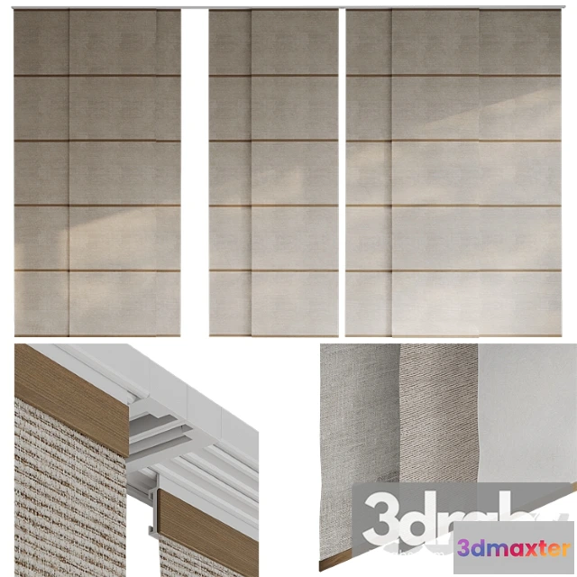 1018358 - Panel curtains, japanese curtains 2