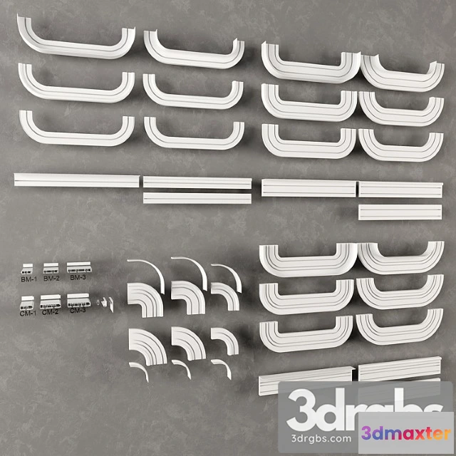 1018360 - Plastic ceiling cornice moller