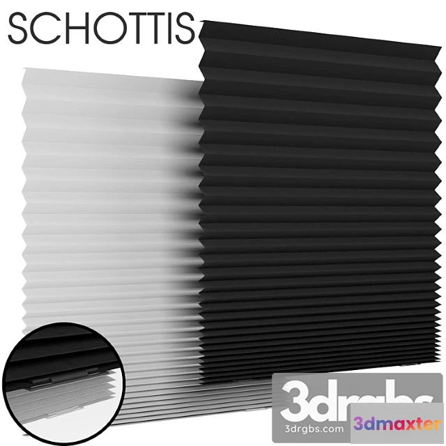 1018472 - Schottis block-out pleated blind