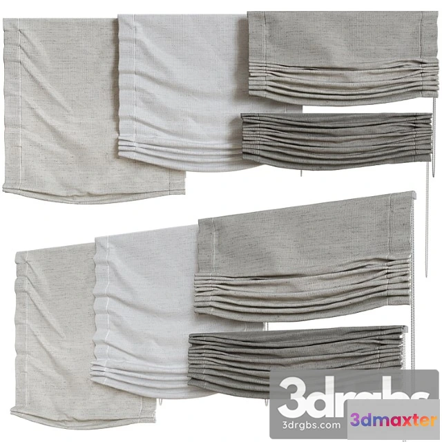 1018552 - Set of roman blinds 2