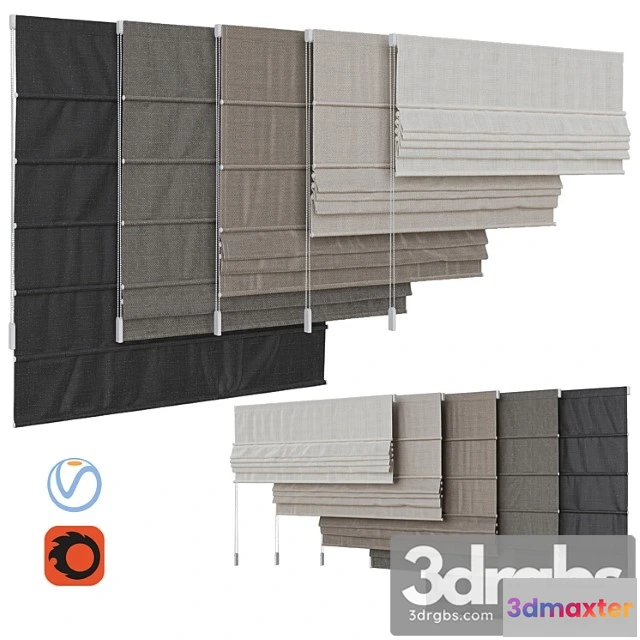 1018554 - Set of roman blinds 6