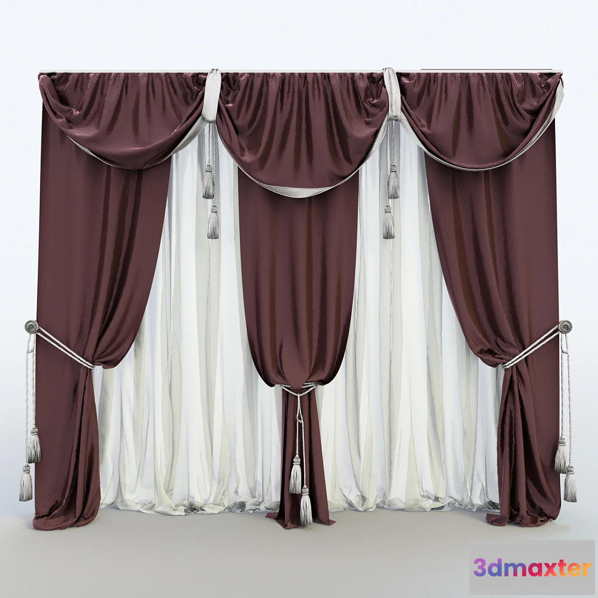 1268556 - Curtains classic. 3D Max