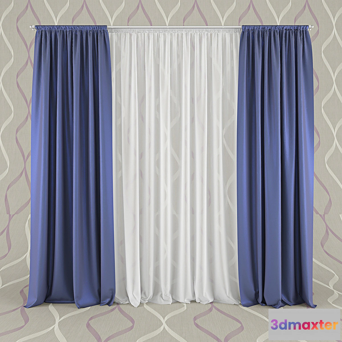 1268566 - Curtains - No.3 3D Max
