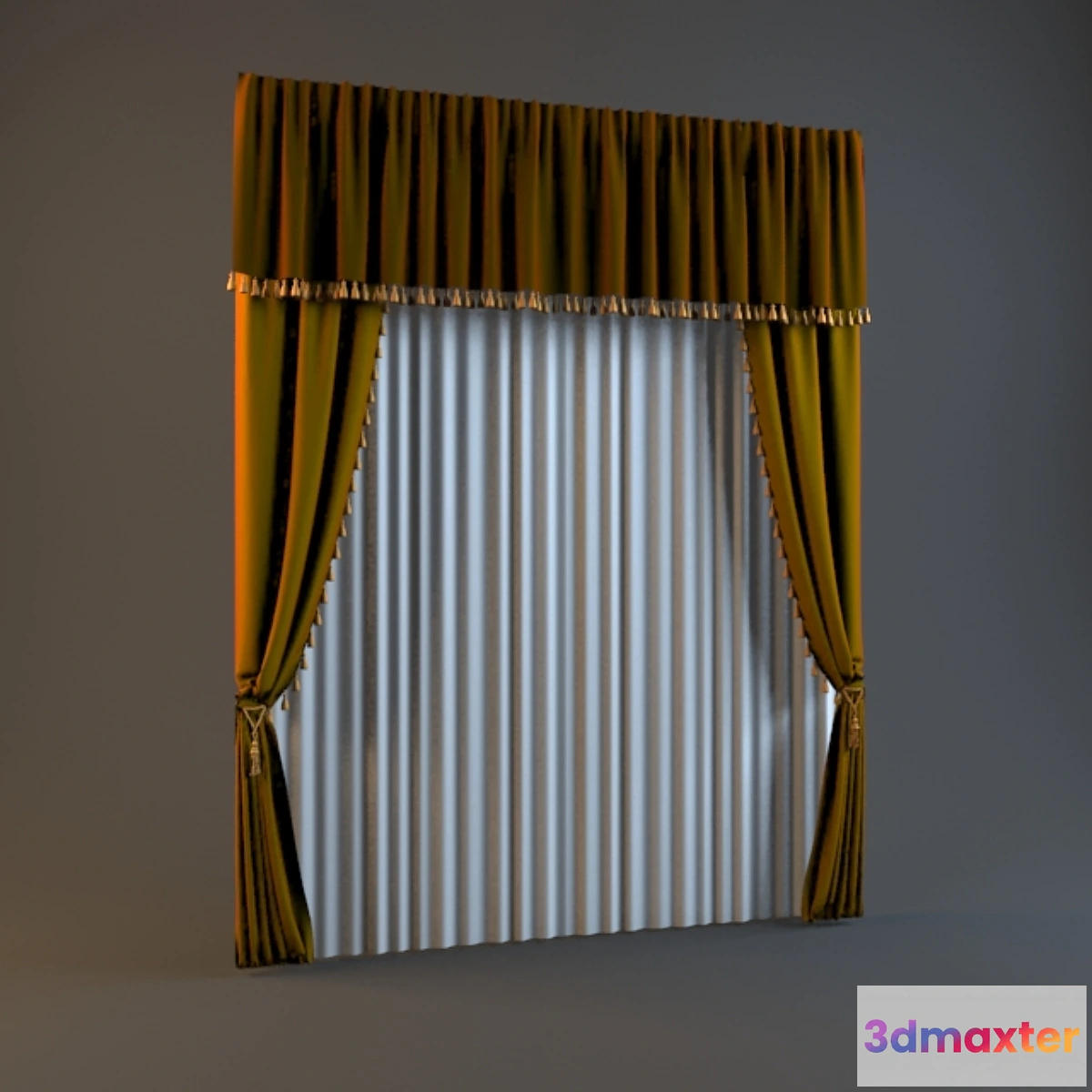 1272632 - curtains - No.9 3D Max