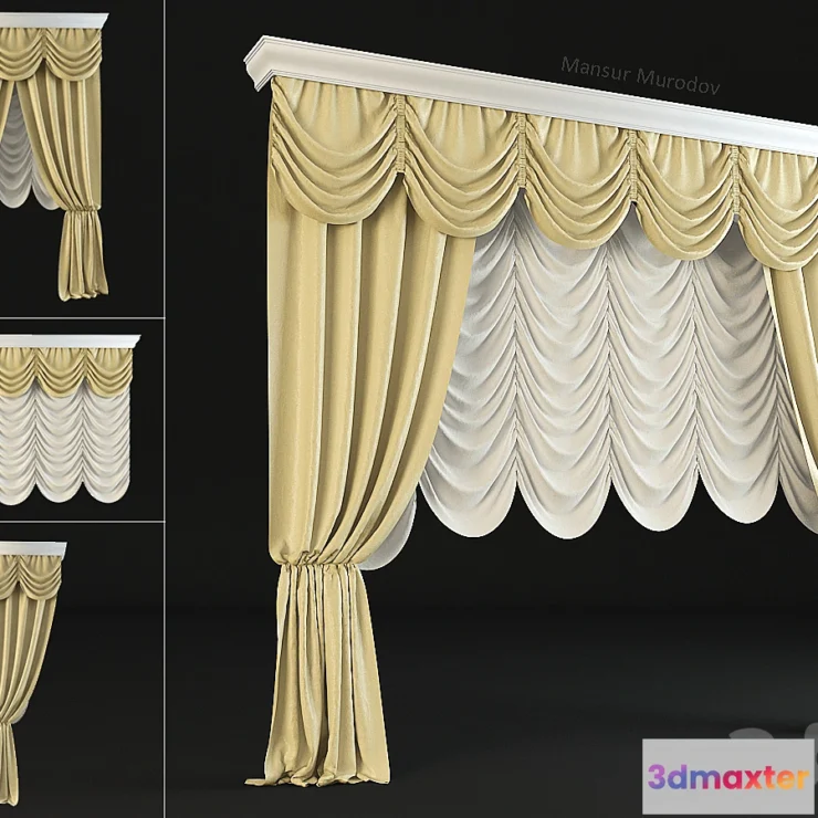 1273410 - WINDOW SHADES 3D Max