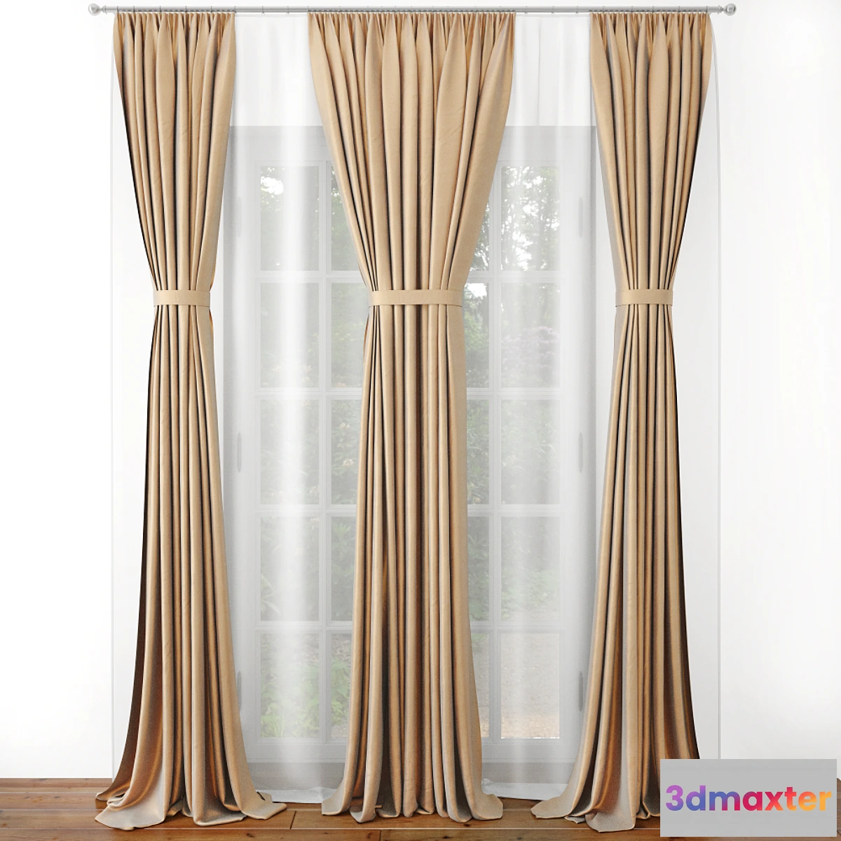 1275564 - Curtain 18 3D Max