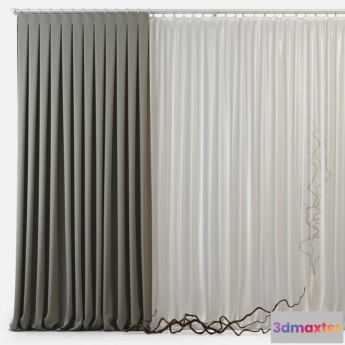 1275656 - Curtains m24 3D Max