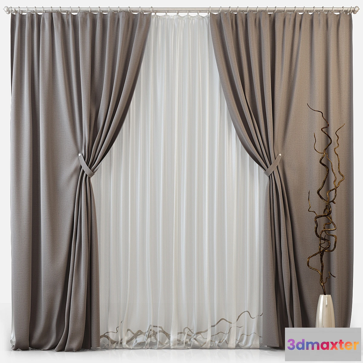 1275910 - Curtains m08 3D Max