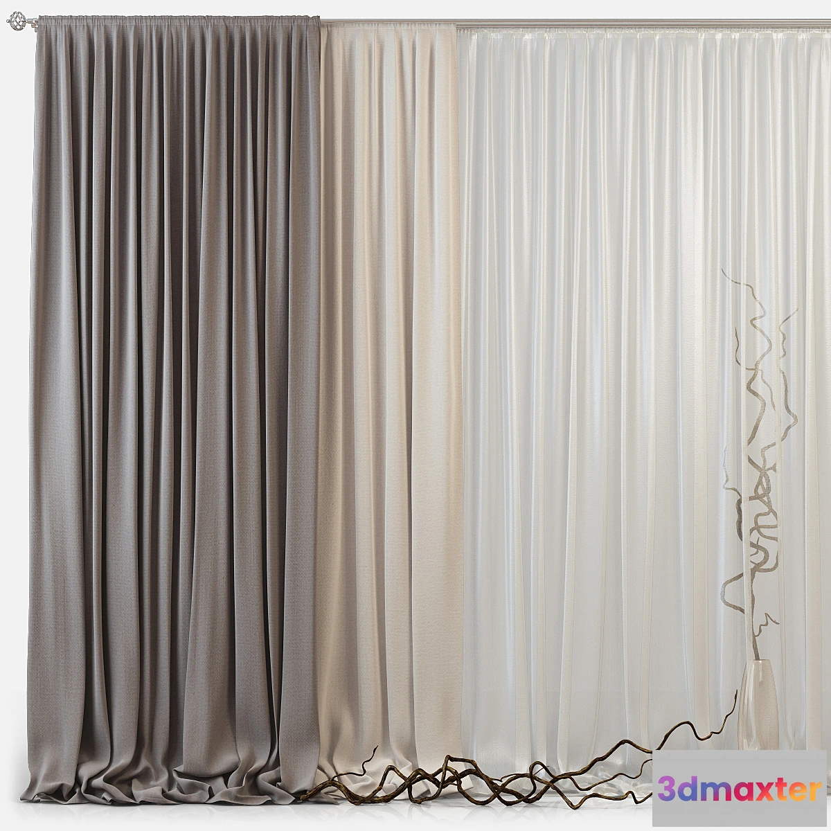 1275912 - Curtains m05 3D Max