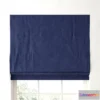 1279648 - RH _ COTTON CANVAS CORDLESS ROMAN SHADE 3D Max