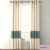 1280780 - RH _ VINTAGE CANVAS STRIPE DRAPERY PANEL 3D Max