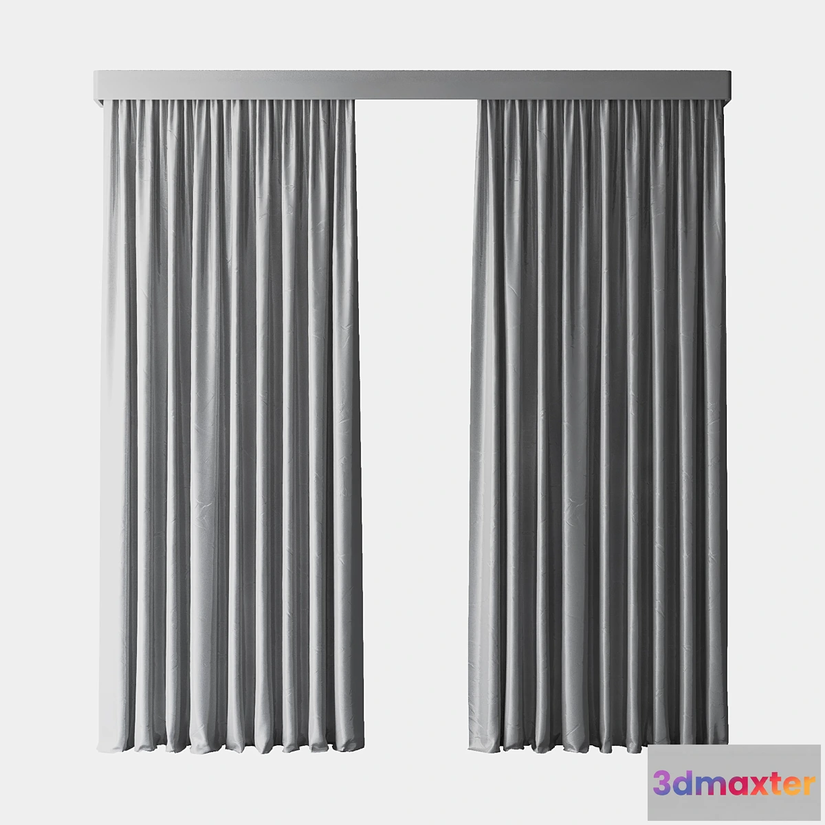 1280910 - Grey curtains 3D Max