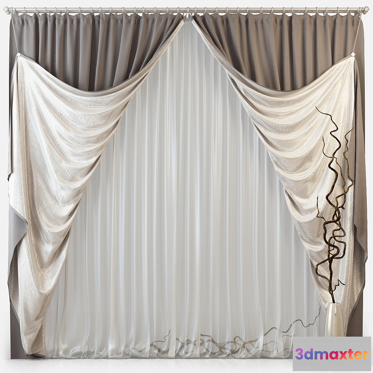 1282182 - Curtains m14 - No.2 3D Max