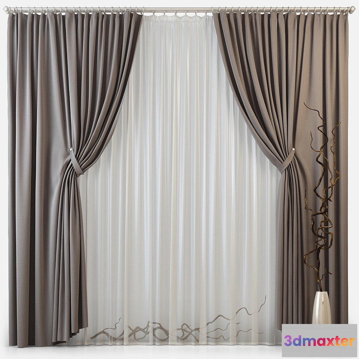 1282184 - Curtains m10 - No.2 3D Max