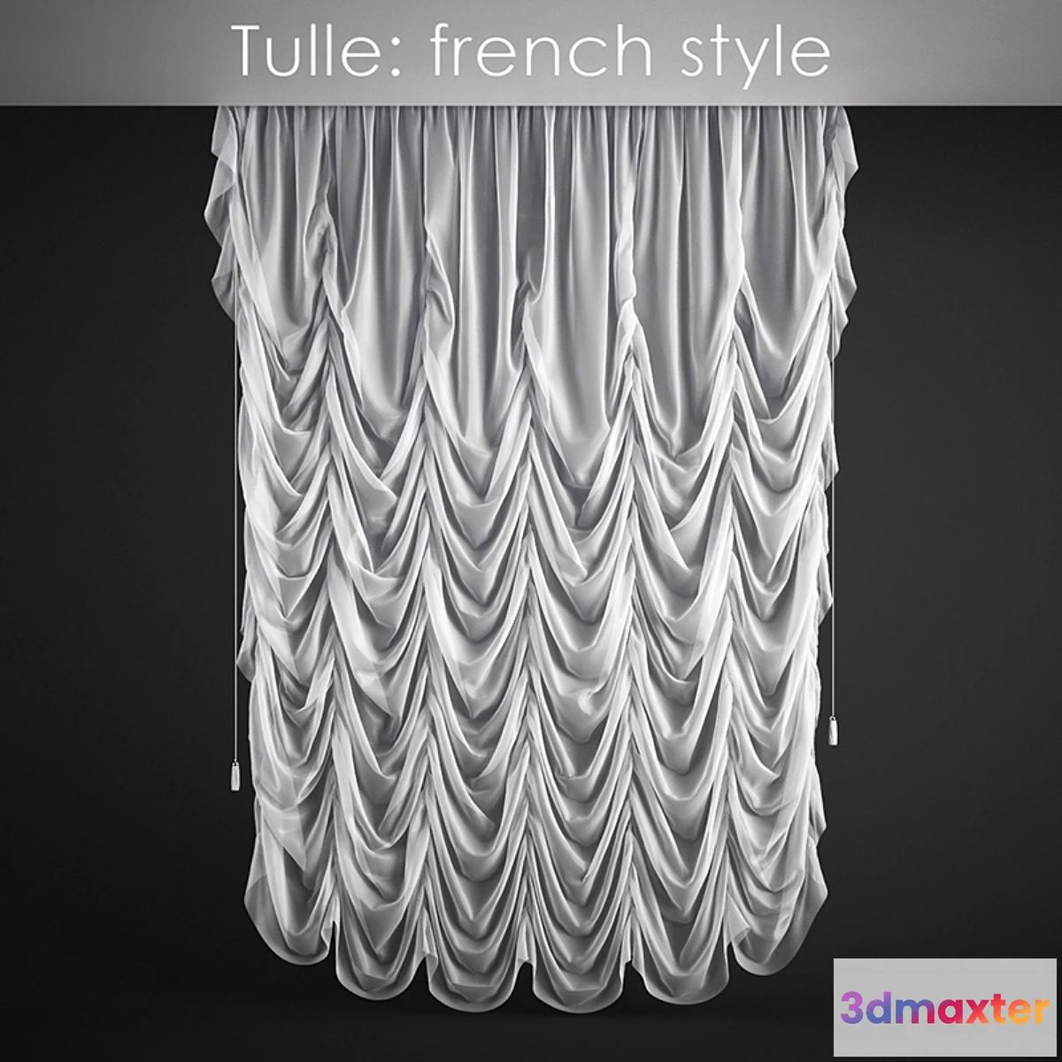 1283488 - Tulle french style - No.2 3D Max