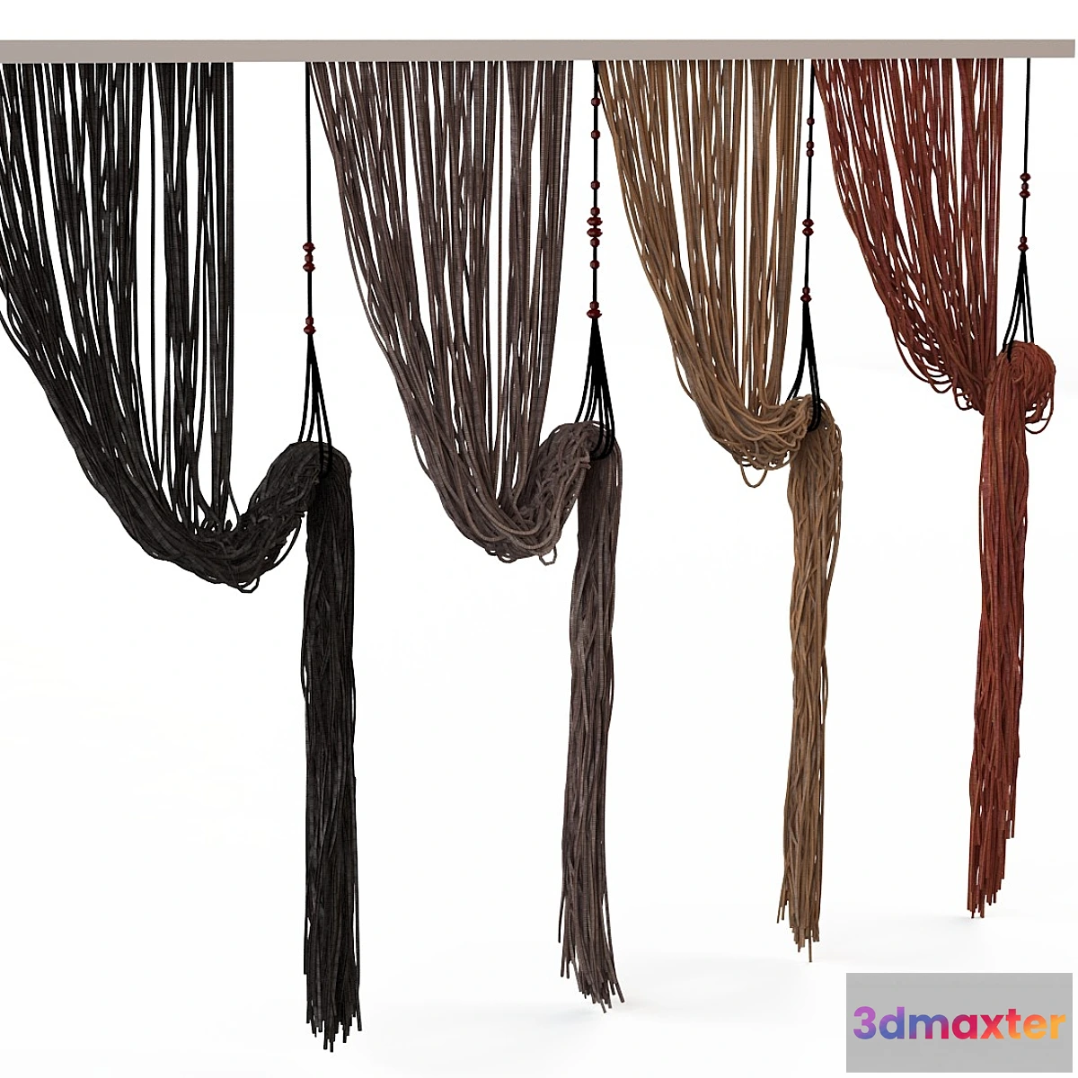 1283494 - Rope curtains (muslin) 4 - No.2 3D Max