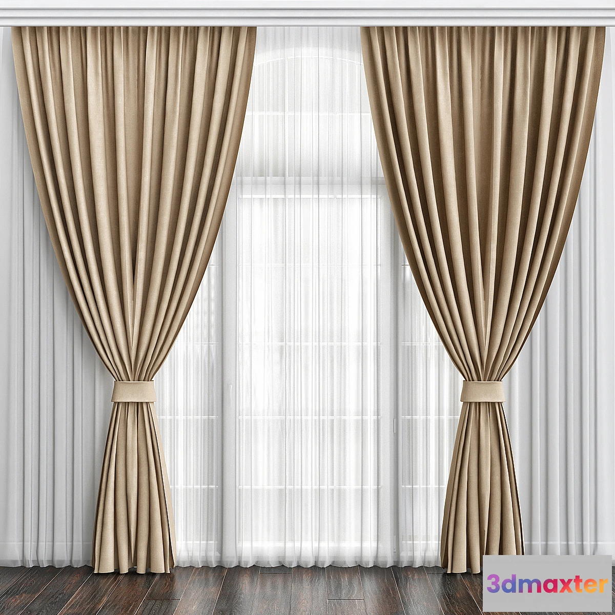 1283760 - Decorative Curtains_2 - No.2 3D Max