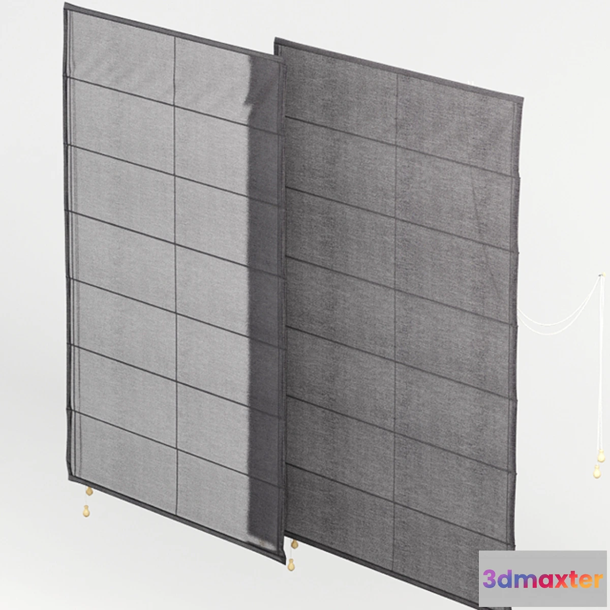 1287266 - Roman blinds 4 - No.2 3D Max