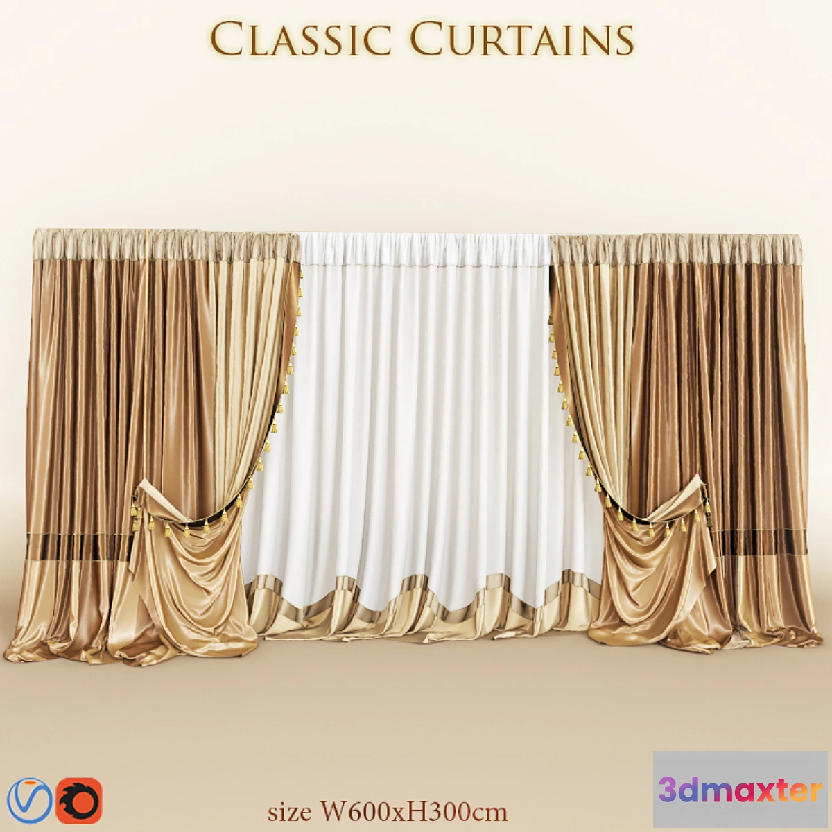 1288682 - Blind classic (curtain classik) 3D Max