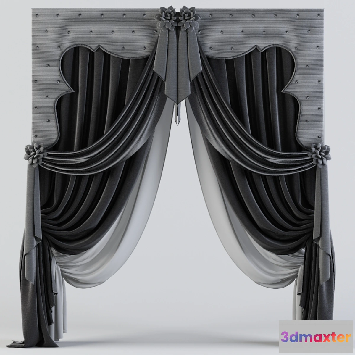 1291541 - Curtains classical 2 3D Max