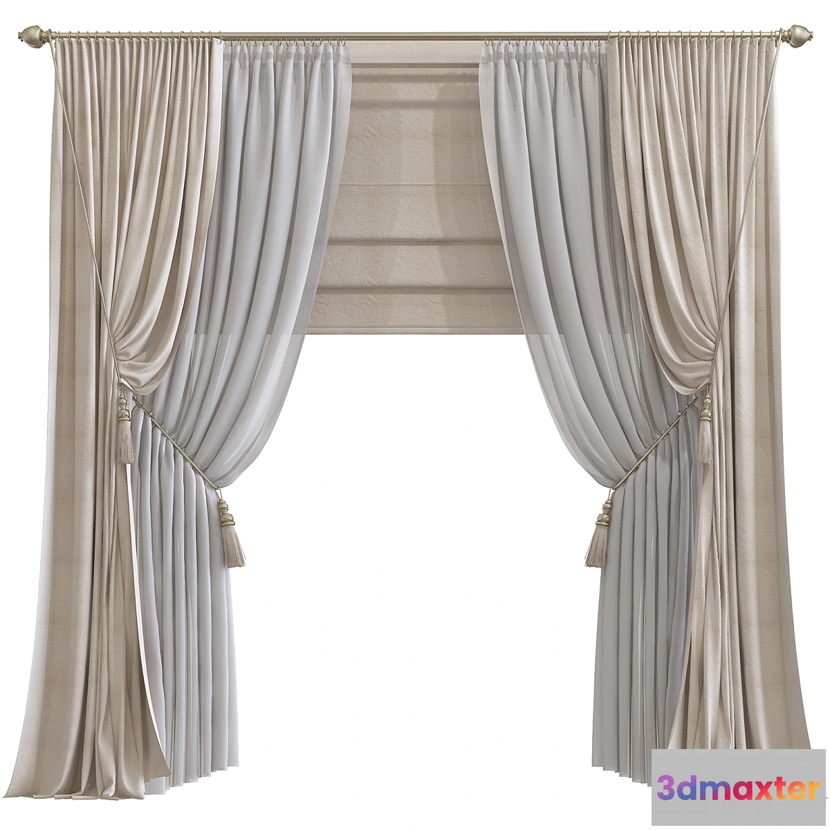 1293931 - Curtain #687 - No.2 3D Max