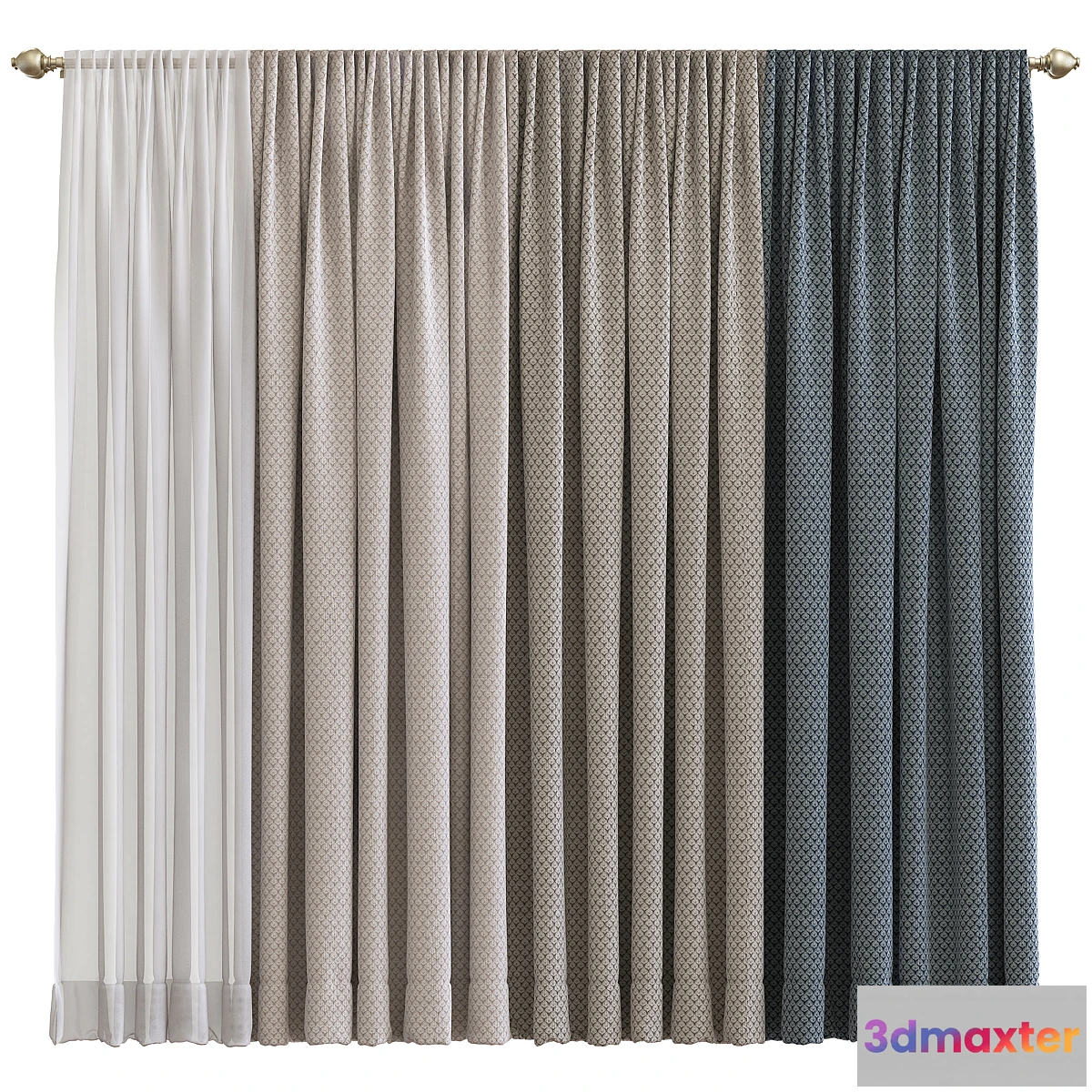 1294579 - Curtain 794 3D Max
