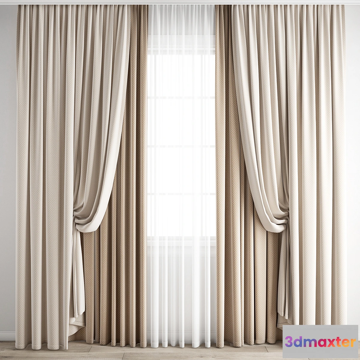 1295213 - Curtain 205 - No.2 3D Max
