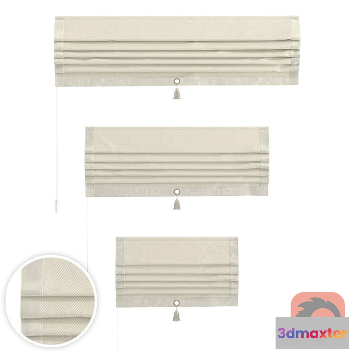 1297459 - Set of Roman curtains TITOS (INMA) 3D Max