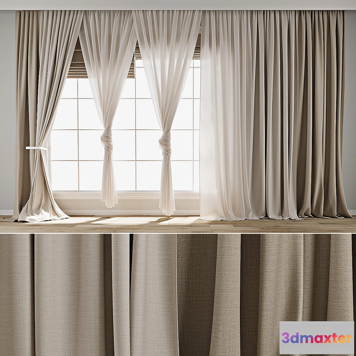 1297501 - Curtain 843 3D Max