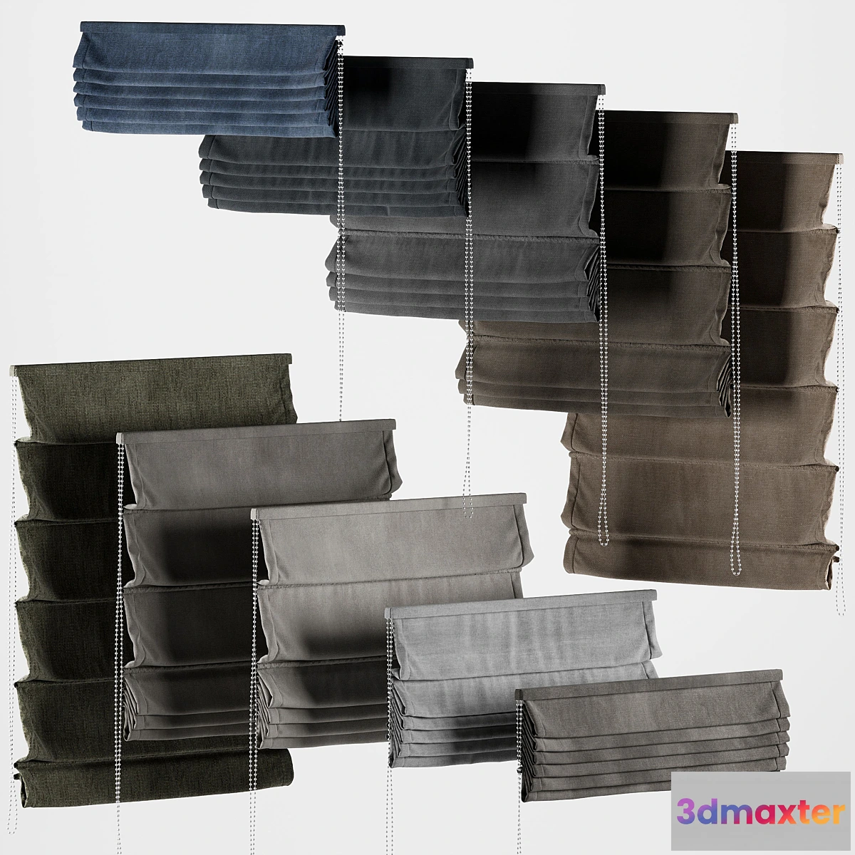 1298260 - ROMAN_BLINDS_04 3D Max