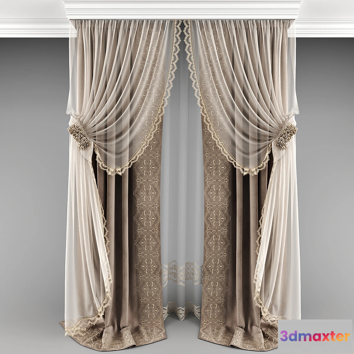 1302369 - Curtain_17 3D Max