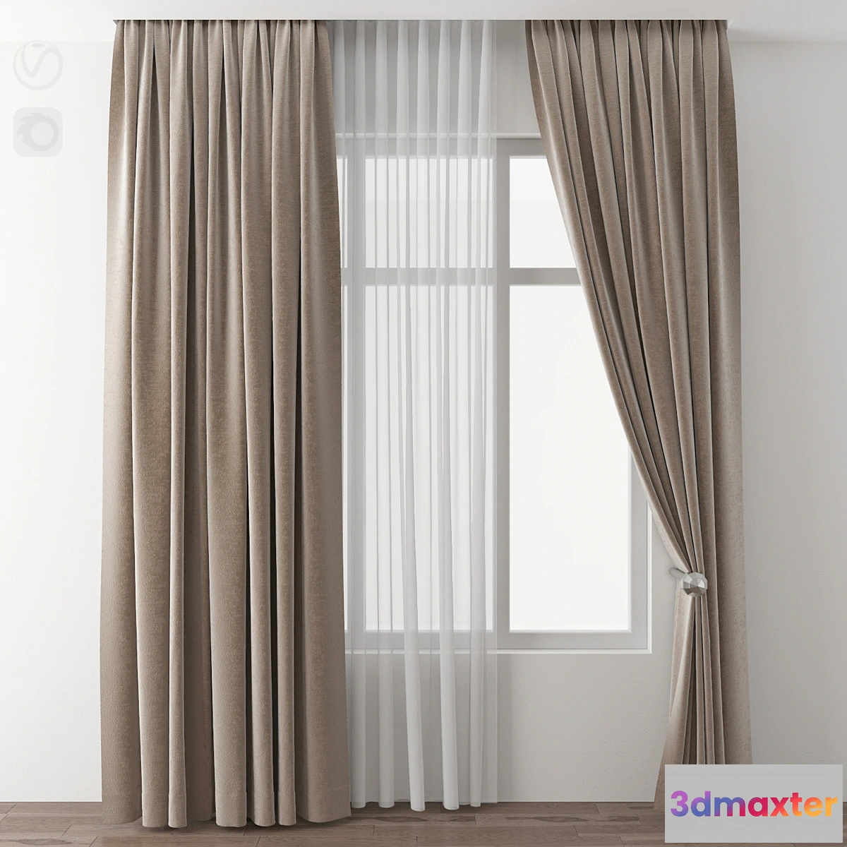 1303352 - Curtain - No.21 3D Max