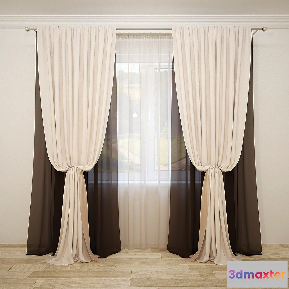 1304475 - Curtain-22 3D Max