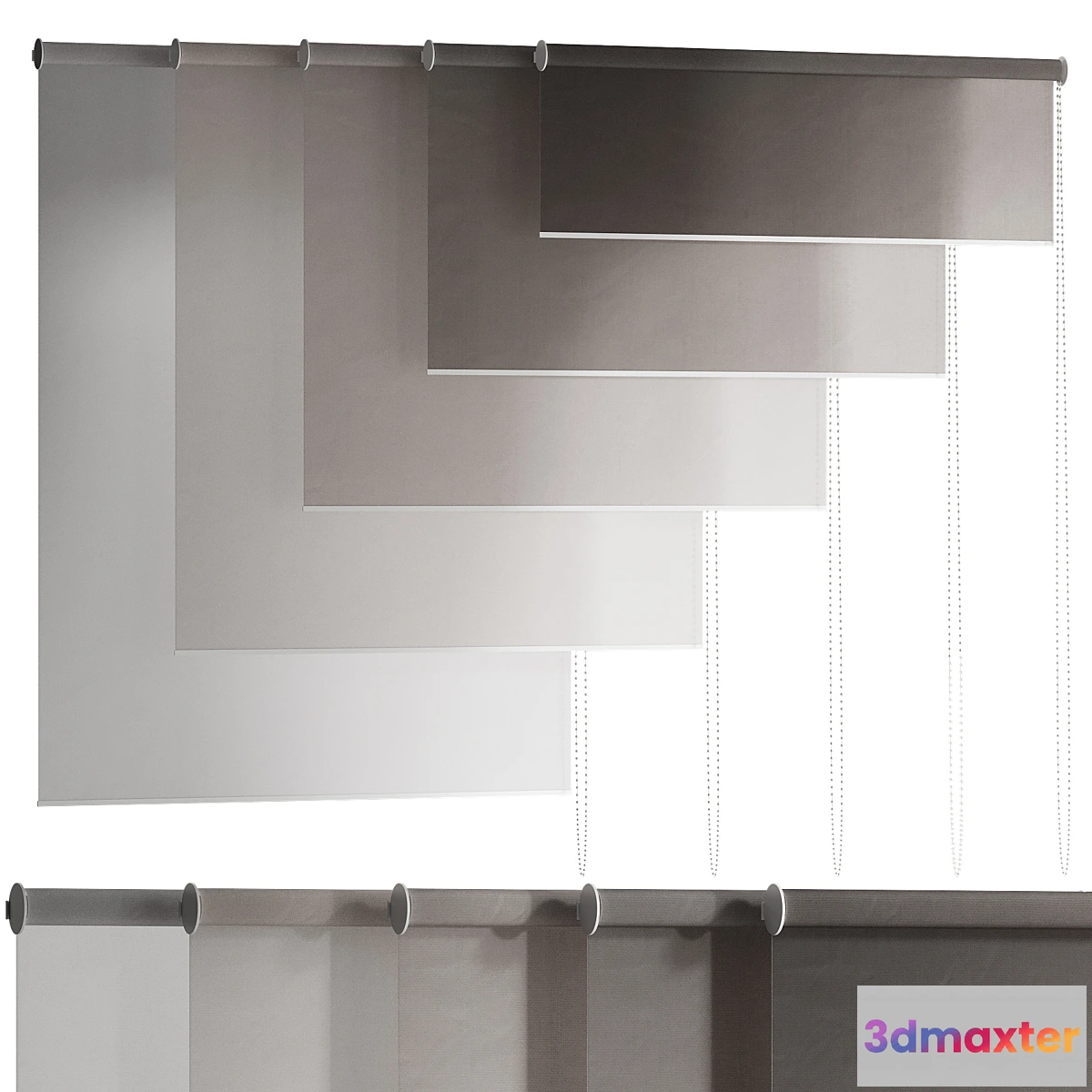 1304547 - Roller blinds 1300mm 3D Max