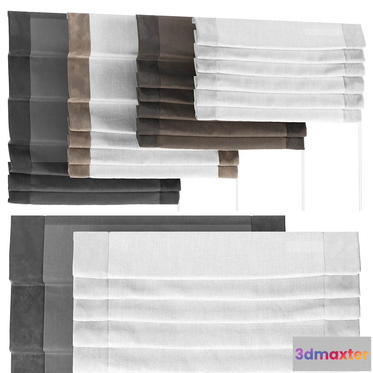 1306793 - Roman blind_15 3D Max