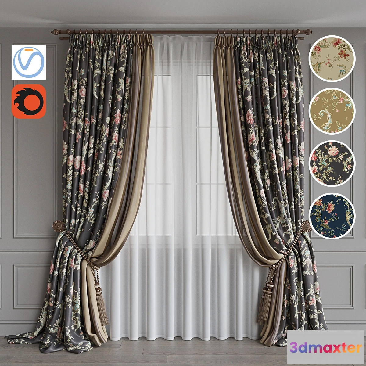 1307624 - Portiere 8.0 3D Max